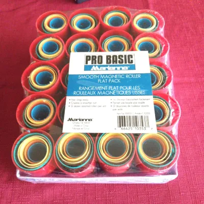 Sale Photo Thumbnail #114: NEW SMOOTH MAGNETIC ROLLERS PACK- FEATHERS-PRETTY HAIR HOLDERS- CONAIR 1000 WATTS