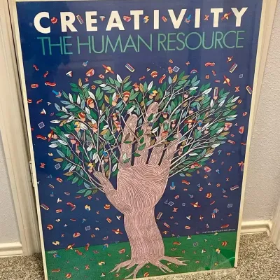 Milton Glaser “Creativity – The Human Resource” Art Print