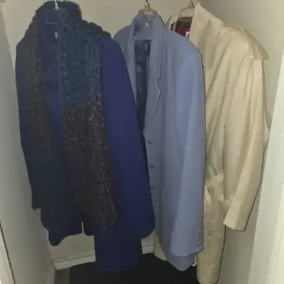Women’s Outerwear Lot, 3-Piece, Forecaster Pea Coat, Charter Club Blazer & Carole Little Trench Coat
