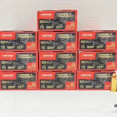 Sale Photo Thumbnail #229: 1232 500 rounds of 32 auto ammo