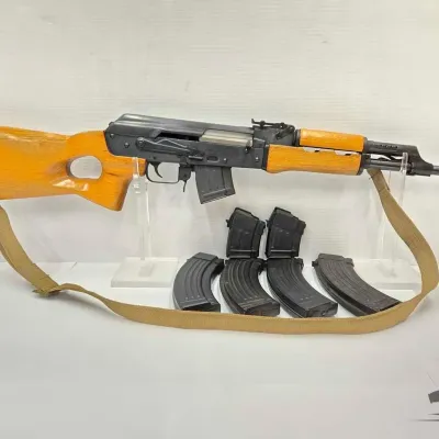 Sale Photo Thumbnail #89: 425 norinco mak 90 sporter 7 62x39mm semi auto rifle