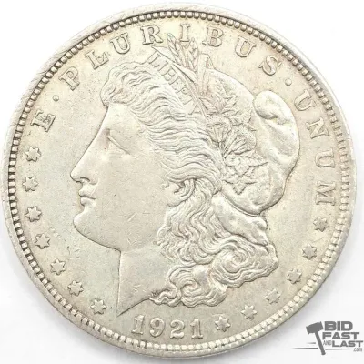 25 1921 morgan silver dollar