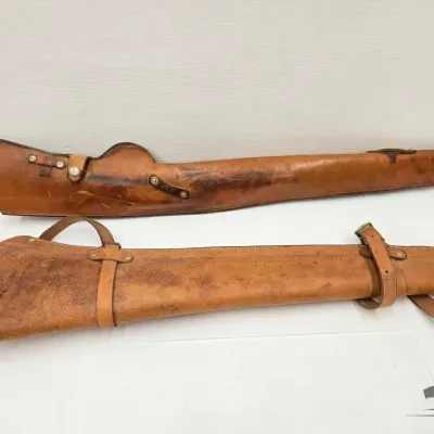 Sale Photo Thumbnail #289: 1802 2 leather rifle scabbards