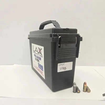1198 ammo can of 9mm ammunition