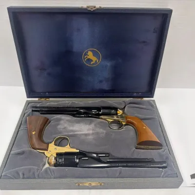 Sale Photo Thumbnail #110: 510 2 colt 22s civil war centennial 22s single shot revolver