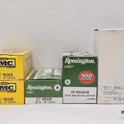 1251 300 rounds of 357 magnum ammunition