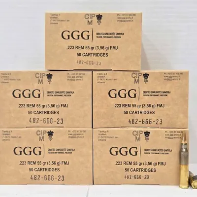 Sale Photo Thumbnail #247: 1268 500 rounds of 223 rem ammo