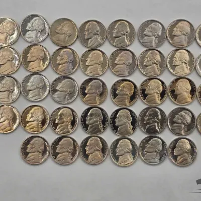 60 roll of proof jefferson nickels