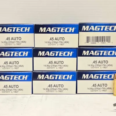 1330 450 rounds of 45 auto ammunition