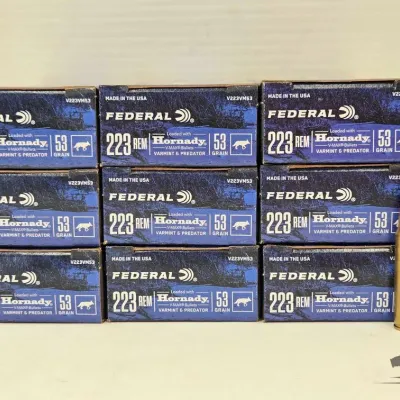 Sale Photo Thumbnail #252: 1278 180 rounds of 223 rem ammo