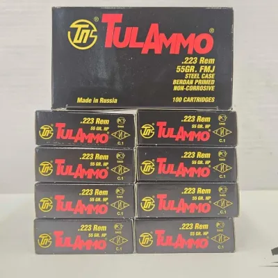 1399 260 rounds of 223 rem ammunition