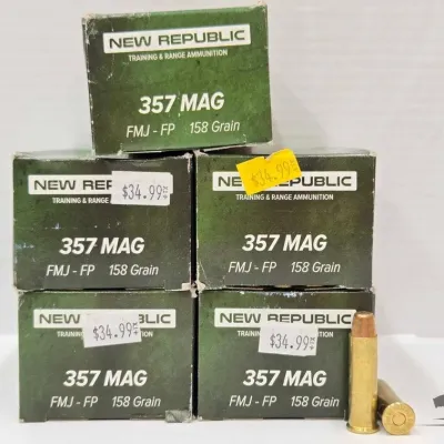 Sale Photo Thumbnail #236: 1246 250 rounds of 357 mag ammo