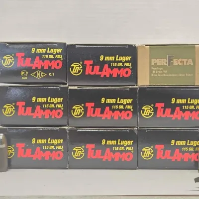 1397 450 rounds of 9mm ammunition