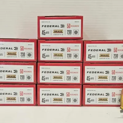 1322 500 rounds of 45 auto ammunition