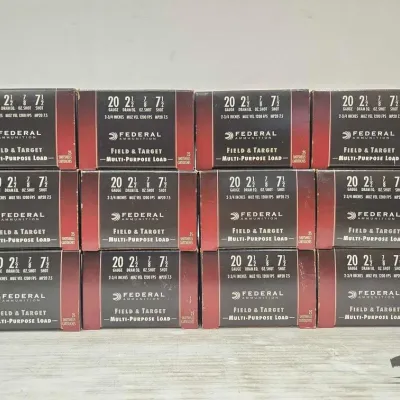 1389 300 rounds of 20 gauge shotgun ammunition