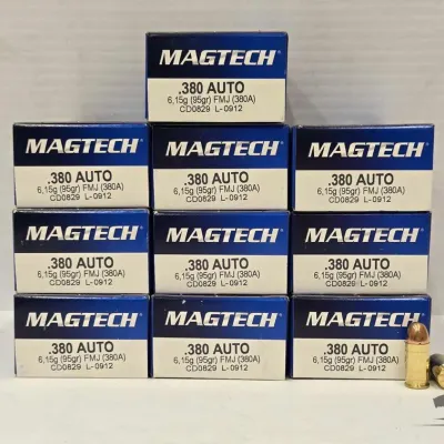 Sale Photo Thumbnail #228: 1230 500 rounds of 380 auto ammo