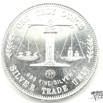 27 american pacific mint 1oz silver round