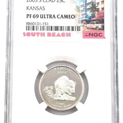 40 graded 2005s kansas state quarter