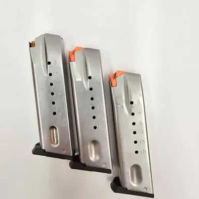 Sale Photo Thumbnail #55: 263 3 15rd smith wesson 9mm magazines