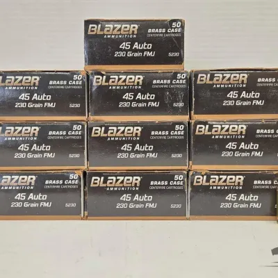 1326 500 rounds of 45 auto ammunition