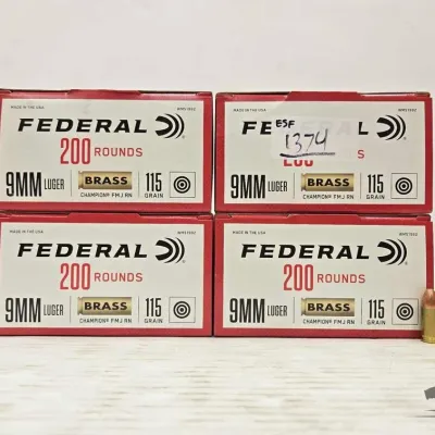 1347 800 rounds of 9mm ammunition
