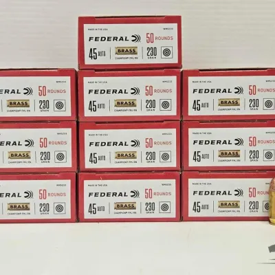 1323 500 rounds of 45 auto ammunition