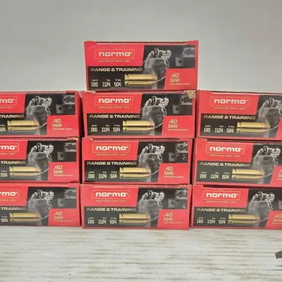 1367 500 rounds of 40 s w ammunition