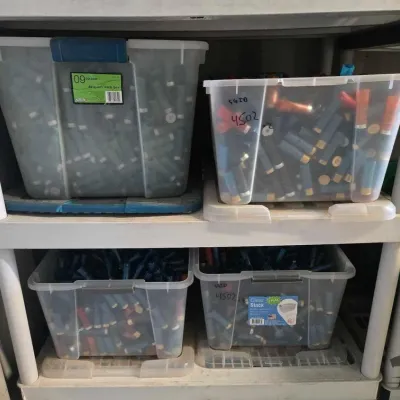 4502 4 boxes of used 12ga shotgun shells