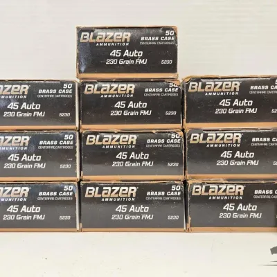 1325 500 rounds of 45 auto ammunition
