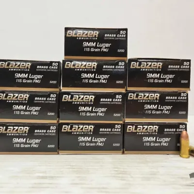 1355 500 rounds of 9mm ammunition
