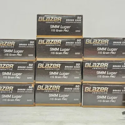 1346 500 rounds of 9mm ammunition