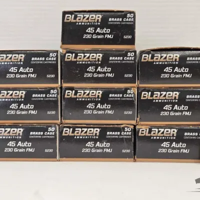1328 500 rounds of 45 auto ammunition