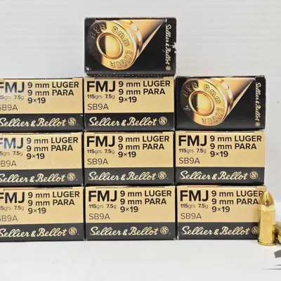 1339 500 rounds 9mm luger ammunition
