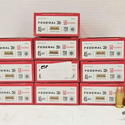 Sale Photo Thumbnail #274: 1322 500 rounds of 45 auto ammo