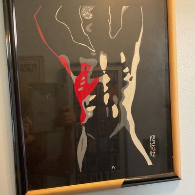 Man figure, signed Brien