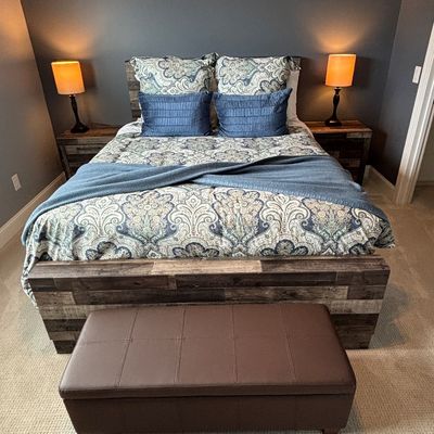 Sale Photo Thumbnail #34: Total Pottery Barn WHOLE SET $2650 or buy separately (bed frame and 2 nightstands) $1400