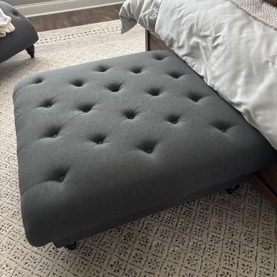 Sale Photo Thumbnail #16: Ottoman 39” square $150