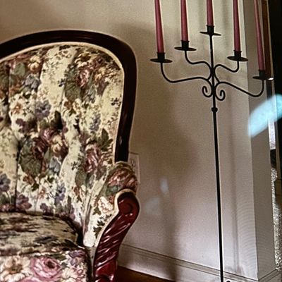 Wrought Iron candle holders