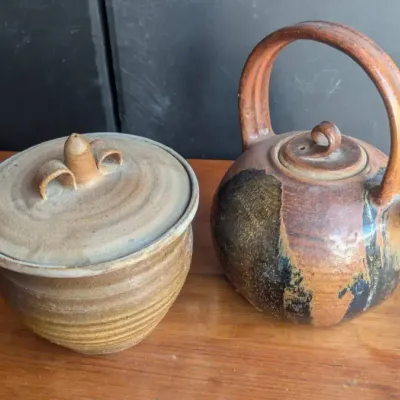 Two Handmade Studio Pottery Pieces