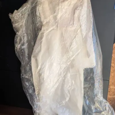 Authentic 1960s Vintage Empire Waist Wedding Dress