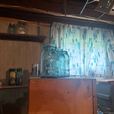 Blue jars