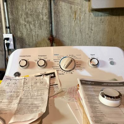 GE gas dryer