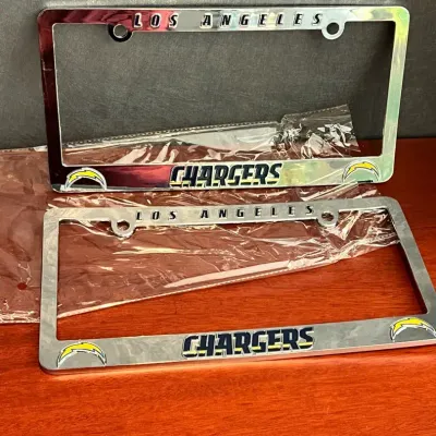 New Chargers License Plate Frames