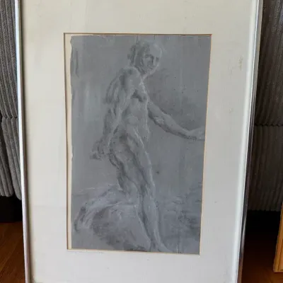 Original Pastel Drawing Attributed To Marco Marcola (1740-1793)