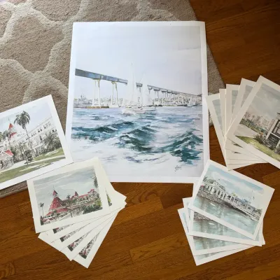 Art Prints Collection Of Coronado / So Cal By Sara Rowe
