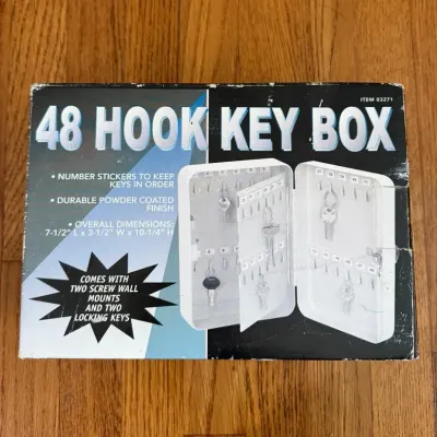 New 48 Key Hook Lock Box