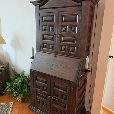 Drexel Heritage Et Cetera Spanish Revival Secretary Desk