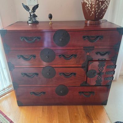 Japanese Sendai Tansu (Clothing Chest)
