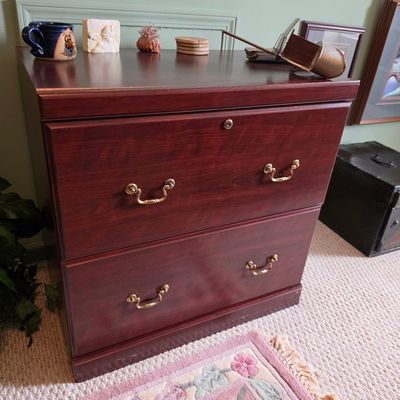 Sauder Heritage Hill 2-Drawer Lateral File Cabinet, Classic Cherry