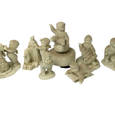 Sale Photo Thumbnail #31: Vintage Department 56 Figurine Collection – Musical & Winter-Themed Figures